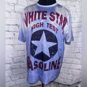 White Star High Test Gasoline Men’s Tshirt Size 2XL